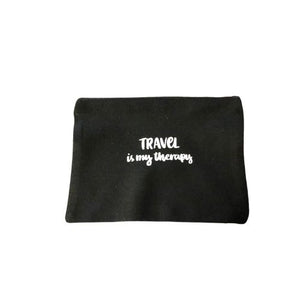 Travel is my Therapy cosmetic-toiletry-makeup-travel bag 
