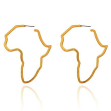 Load image into Gallery viewer, Africa Map fashion earrings 