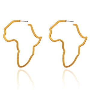 Africa Map fashion earrings 
