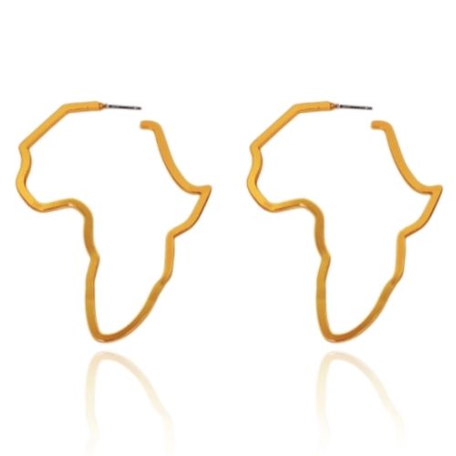 Africa Map fashion earrings 