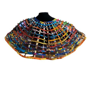 Asante Queen multicolor necklace from Ghana