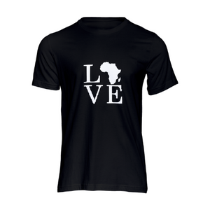 Love Africa tshirt | Crowned by Jelani tee ladies and unisex sizes