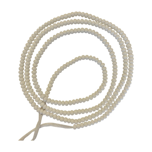 White waist beads (med)