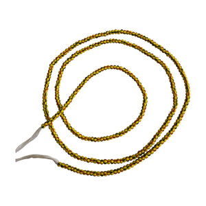 Yellow/Green/Red waist beads (med)