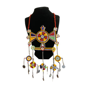 Beautiful Zintathu West Africa multicolored necklace