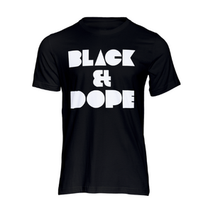 Black and Dope tshirt | Crowned by Jelani tee  ladies and unisex sizes