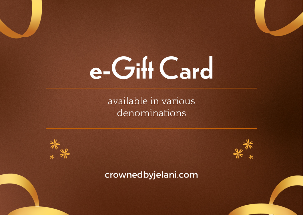 e-Gift Card | Crowned by Jelani
