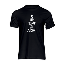 Load image into Gallery viewer, The Time Is Now tshirt | Crowned by Jelani tee ladies and unisex sizes